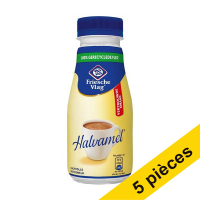 Offre : 5x Friesche Vlag Halvamel lait demi-écrémé pour café en bouteille PET (140 ml)