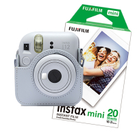 FujiFilm Instax mini 12 pack avec étui et 20 feuilles de papier - blanc  150885