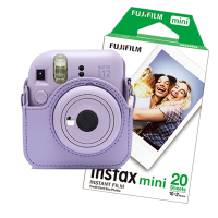 FujiFilm Instax mini 12 pack avec étui et 20 feuilles de papier - violet  150883
