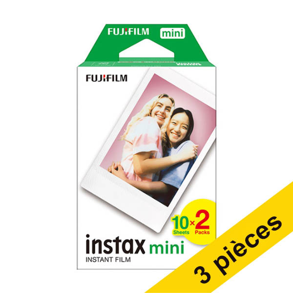 Offre : 3x films Fujifilm instax mini (20 feuilles) 150857 - 1