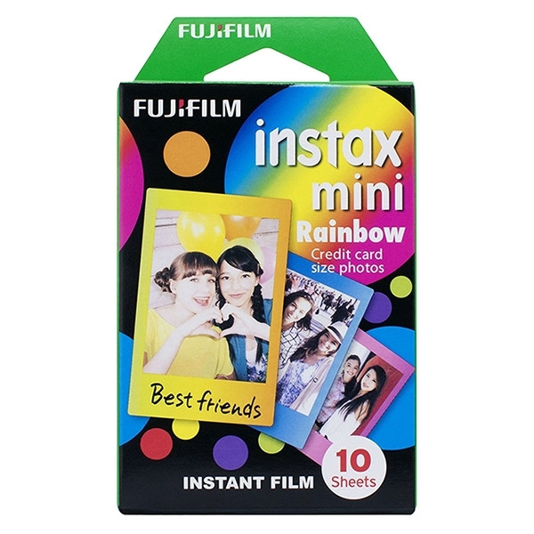 Fujifilm instax mini film Rainbow (10 feuilles) 16276405 150820 - 1