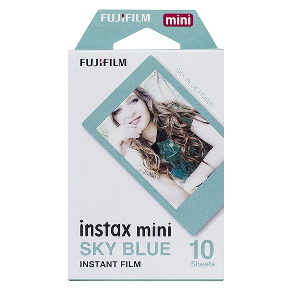 Fujifilm instax mini film Skye Blue (10 feuilles) 16537055 150825 - 1