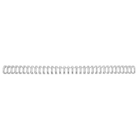 GBC 2101 peigne métallique 5 mm (100 pièces) - argent