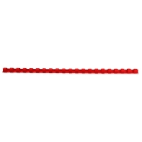 GBC 4028 CombBind peigne de reliure 8 mm (100 pièces) - rouge 4028214 207122