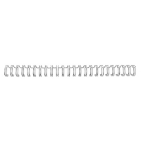 GBC 4400026 peigne métallique 6 mm A5 (100 pièces) - argent 4400026 207736