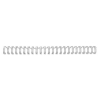 GBC 4400026 peigne métallique 6 mm A5 (100 pièces) - argent