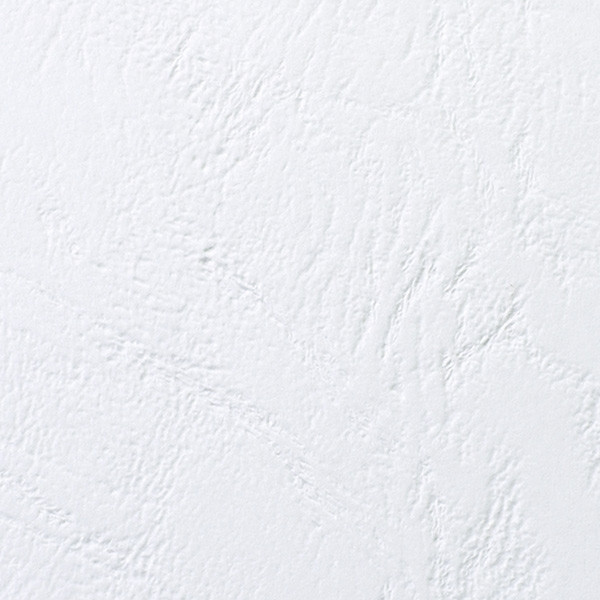 GBC CE040070 Leathergrain couverture de reliure 250 grammes (100 pièces) - blanc CE040070 207400 - 1