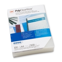 GBC ESP425500 PolyClearView couverture de reliure 500 microns mate transparente (100 pièces) ESP425500 207824