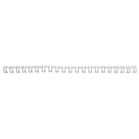 GBC IB1614 peigne métallique 14 mm (100 pièces) - argent IB161438 207236