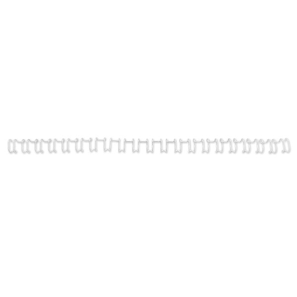 GBC IB1650 peigne métallique 6 mm (100 pièces) - blanc IB165085 207210 - 1