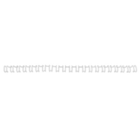 GBC IB1652 peigne métallique 10 mm (100 pièces) - blanc