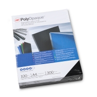 GBC IB386831 PolyOpaque couverture de reliure 300 microns (100 pièces) - noir IB386831 207456