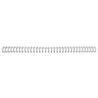 GBC RG8105 peigne métallique 8 mm (100 pièces) - argent RG810597 207254
