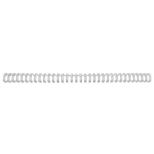 GBC RG8108 peigne métallique 12,5 mm (100 pièces) - argent RG810897 207272 - 1