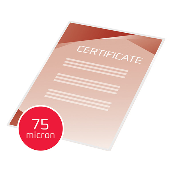 GBC pochette de plastification pour document A4 brillante 2x75 microns (25 pièces) 3740489 207589 - 4