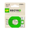 GP 2100 ReCyko pile rechargeable AA / HR06 Ni-Mh (4 pièces)