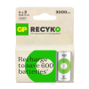 GP 3000 ReCyko pile C / HR14 Ni-Mh rechargeable (2 pièces)