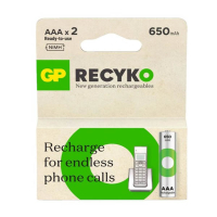 GP 650 ReCyko pile rechargeable AAA / HR03 Ni-Mh (2 pièces) AGP00118
