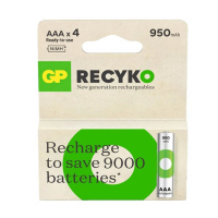 GP 950 ReCyko AAA / HR03 Ni-MH pile rechargeable (4 pièces) AGP00115