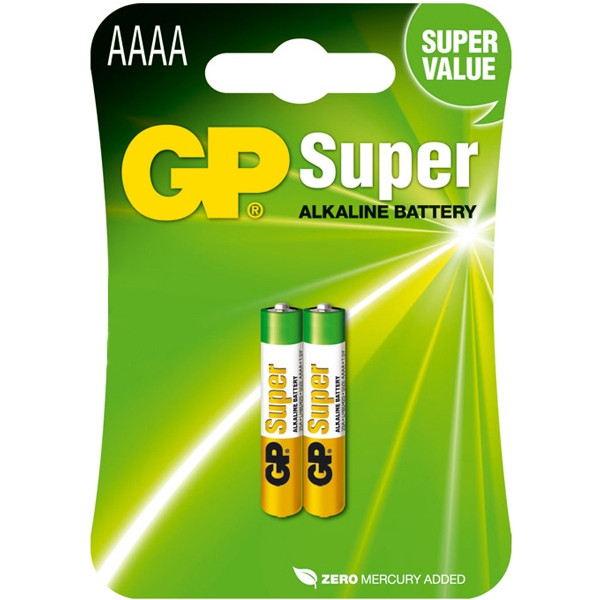 GP AAAA super alcaline pile 2 pièces GP25A 215124 - 1