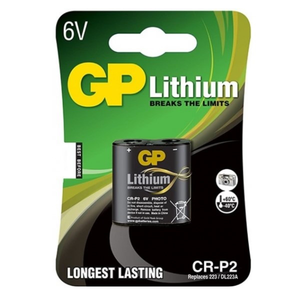 GP CR-P2 Lithium pile 1 pièce GPCRP2 215034 - 1