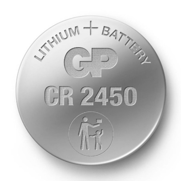 GP CR2450 Lithium pile bouton 1 pièce GPCR2450 215028 - 1