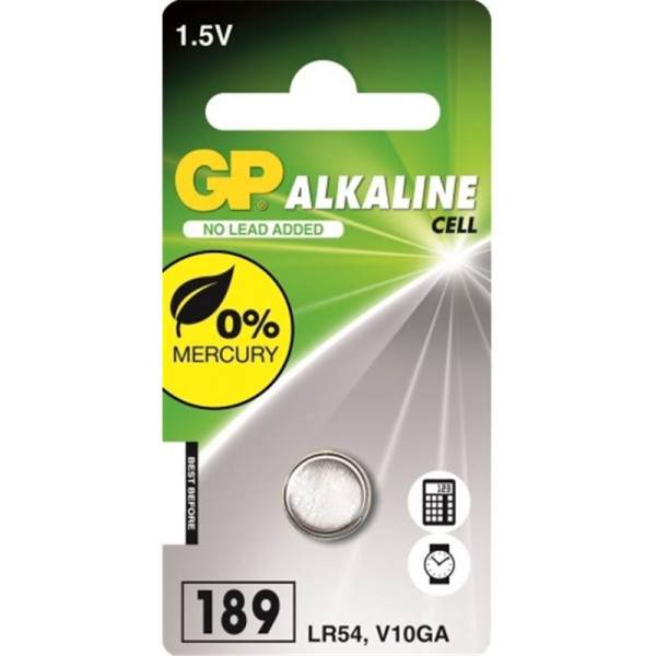 GP LR54 Alcaline pile bouton 1 pièce GP189 215044 - 1