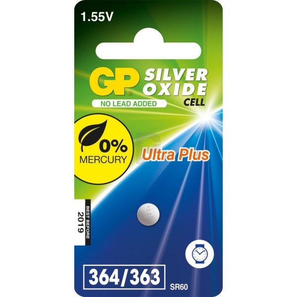GP SR60 oxyde d'argent pile bouton 1 pièce GP364 215086 - 1