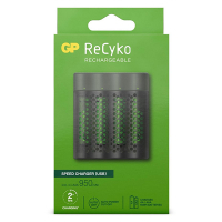 GP chargeur rapide USB + GP 950 ReCyko pile rechargeable AAA / HR03 Ni-Mh (4 pièces) AA AAA HR03 HR06 AGP00107
