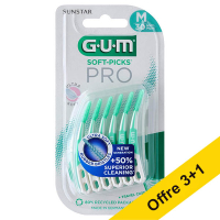 Offre : 4x GUM Soft-Picks Pro Medium (30 pièces) SGU00138