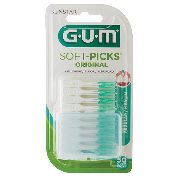 GUM Soft-Picks Original Medium (50 pièces) SGU00130 - 1