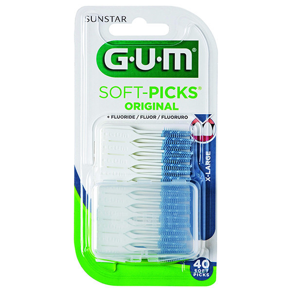 GUM Soft-Picks Original X-Large (40 pièces) SGU00123 - 1