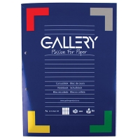 Gallery bloc de cours A4 quadrillé 80 g/m² 100 feuilles 01538 400047