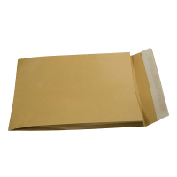 Gallery enveloppe pochette à soufflet 229 x 324 x 35 mm autocollant (250 pièces) - brun 017055 209427