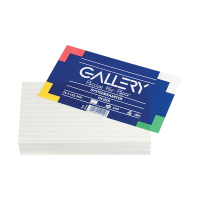 Gallery fiche Bristol lignée 125 x 75 mm (100 pièces) 19110 206467