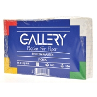 Gallery fiche Bristol quadrillée 125 x 75 mm (100 pièces) 19150 400585