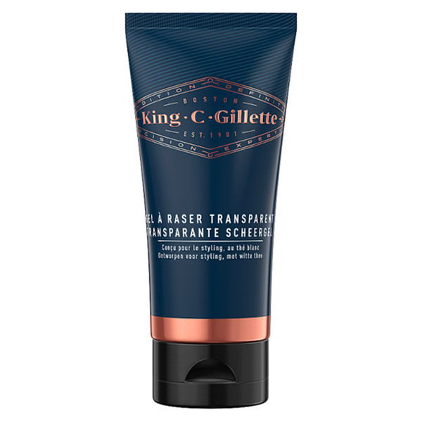 Gillette King C. gel à raser transparent (150 ml) SGI00093 - 1