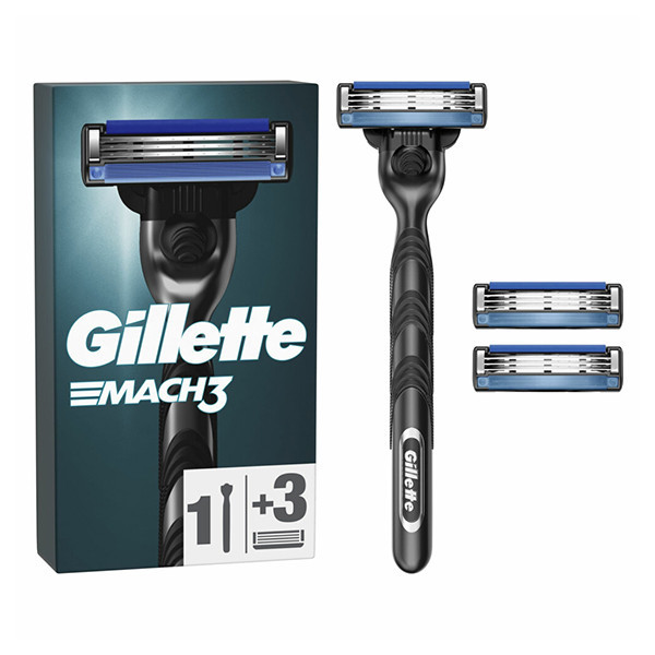 Gillette Mach3 Base système de rasage (incluant 3 lames de rechange) SGI00228 - 1