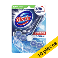 Offre : 10x Glorix bloc WC Power 5 Ocean (55 grammes)
