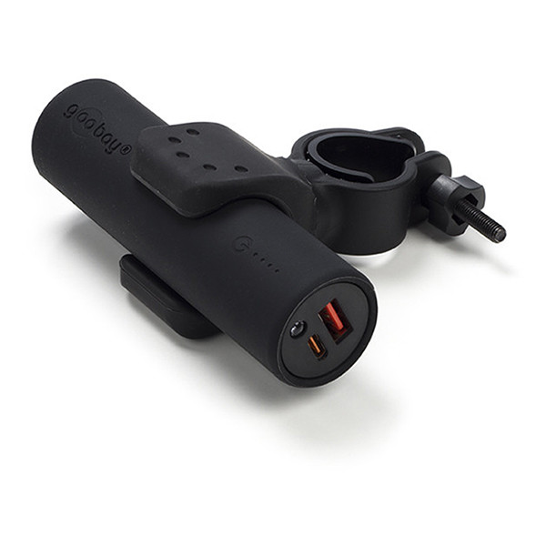 Goobay powerbank pour vélo adaptée à USB-A et USB-C (5000 mAh) K105005164 - 1