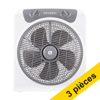Offre : 3x Grunkel ventilateur de table - blanc 828238