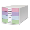 HAN Impuls module de classement fermé couleur (4 tiroirs) HA-1012-129 056798 - 3
