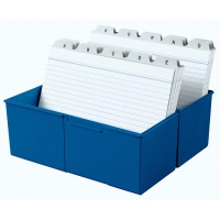 HAN boîte à fiches A5 - bleu HA-975-14 218028