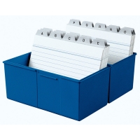 HAN boîte à fiches A6 - bleu HA-976-14 218036
