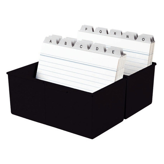 HAN boîte à fiches A7 - noir HA-977-13 218042 - 1