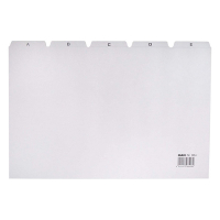 HAN intercalaire pour boîte à fiches 297 x 210/220 mm A4 (1 lot) - gris 984 218057