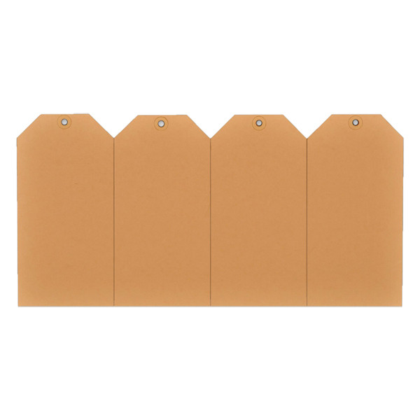 HF2 étiquettes avec œillet de suspension 35 x 70 mm (1000 pièces) - chamois 395002 226901 - 1