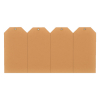 HF2 étiquettes avec œillet de suspension 40 x 80 mm (1000 pièces) - chamois