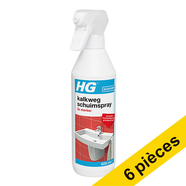 HG Offre : 6x HG spray mousse anticalcaire 3x plus puissant (500 ml)  SHG00360 - 1