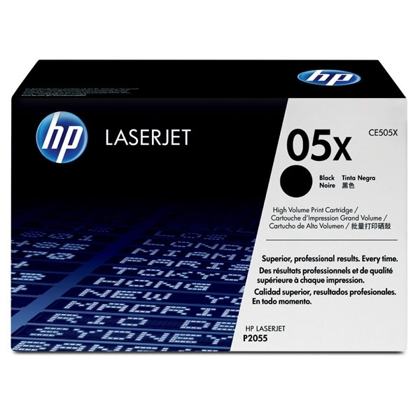 HP 05X (CE505X) toner haute capacité (d'origine) - noir CE505X 039852 - 1